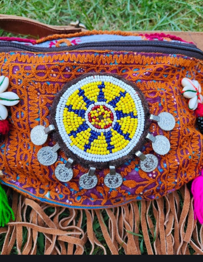 Ibizan bum bag with step into strap adjustable 