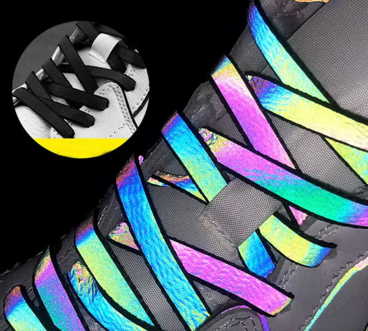 iridescent shoe laces 