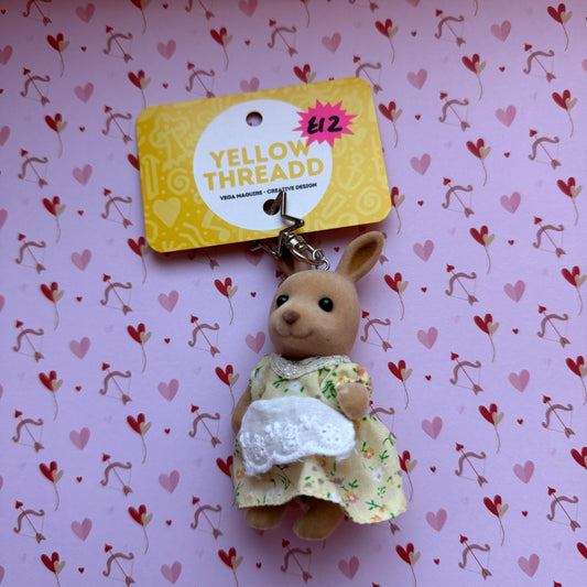 Dress Kangaroo Keychain 