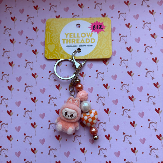 Orange Bubu Keychain