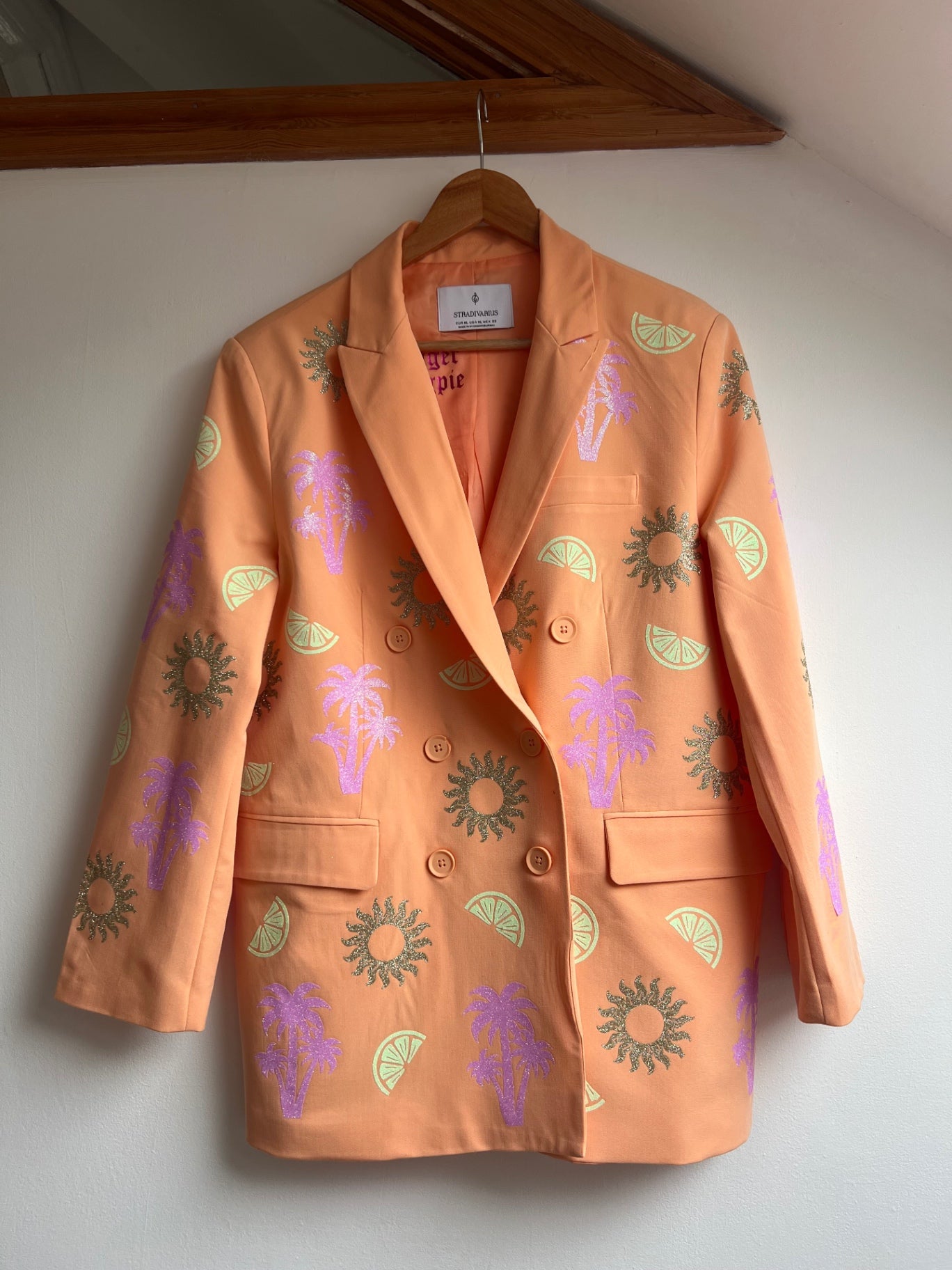 Peach summer blazer 