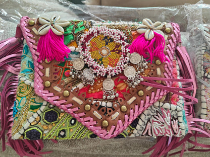 Chilean cross body bag -pink