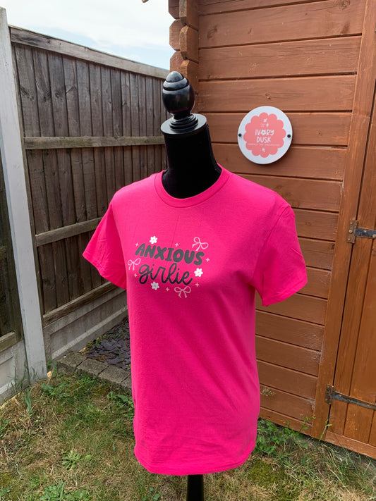 anxious girlie tshirt 