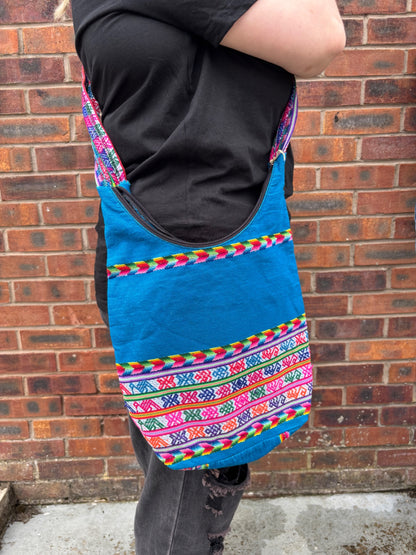 vintage hand made tote bag 