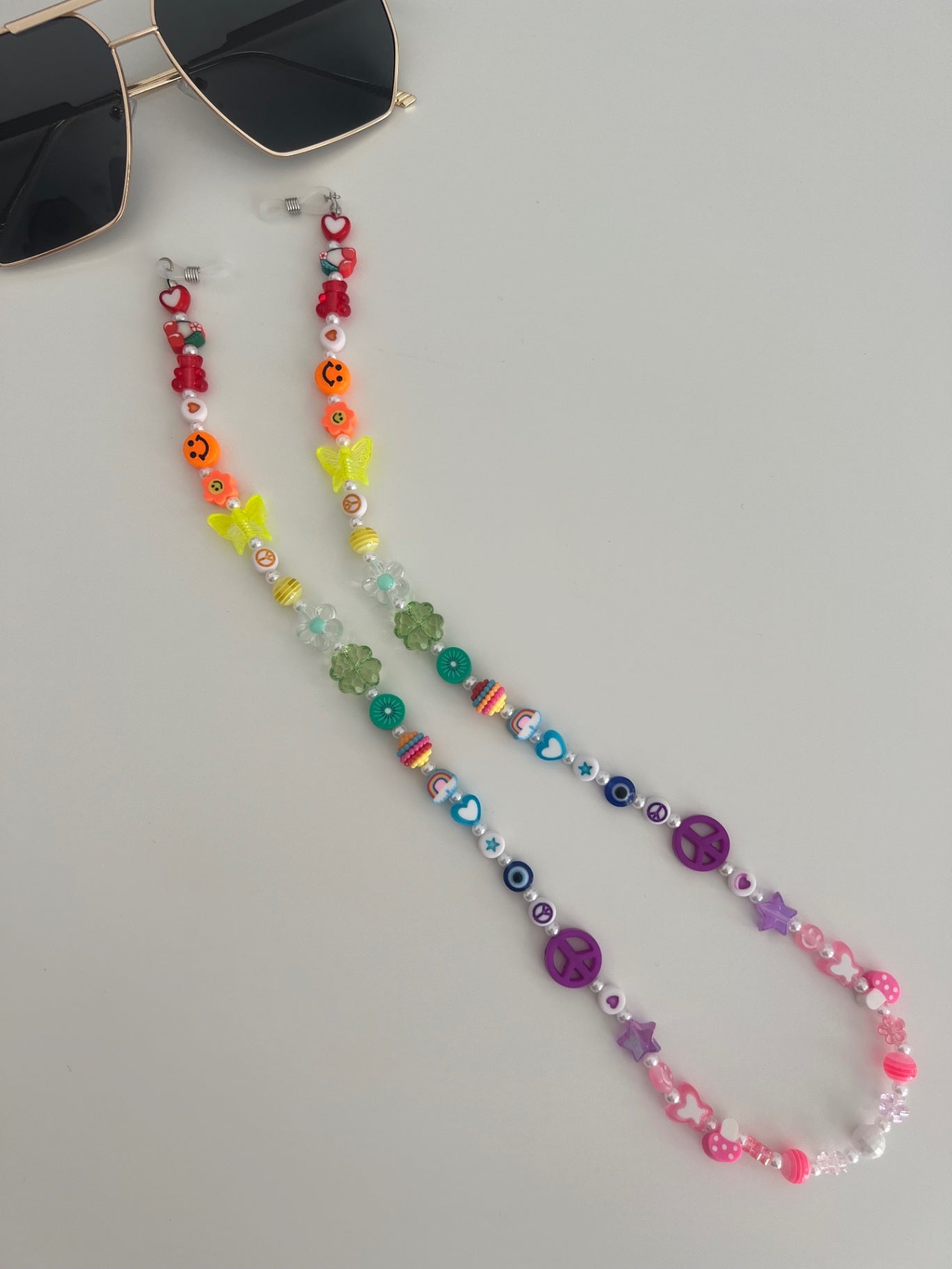 Tropical summer sunglasses strap