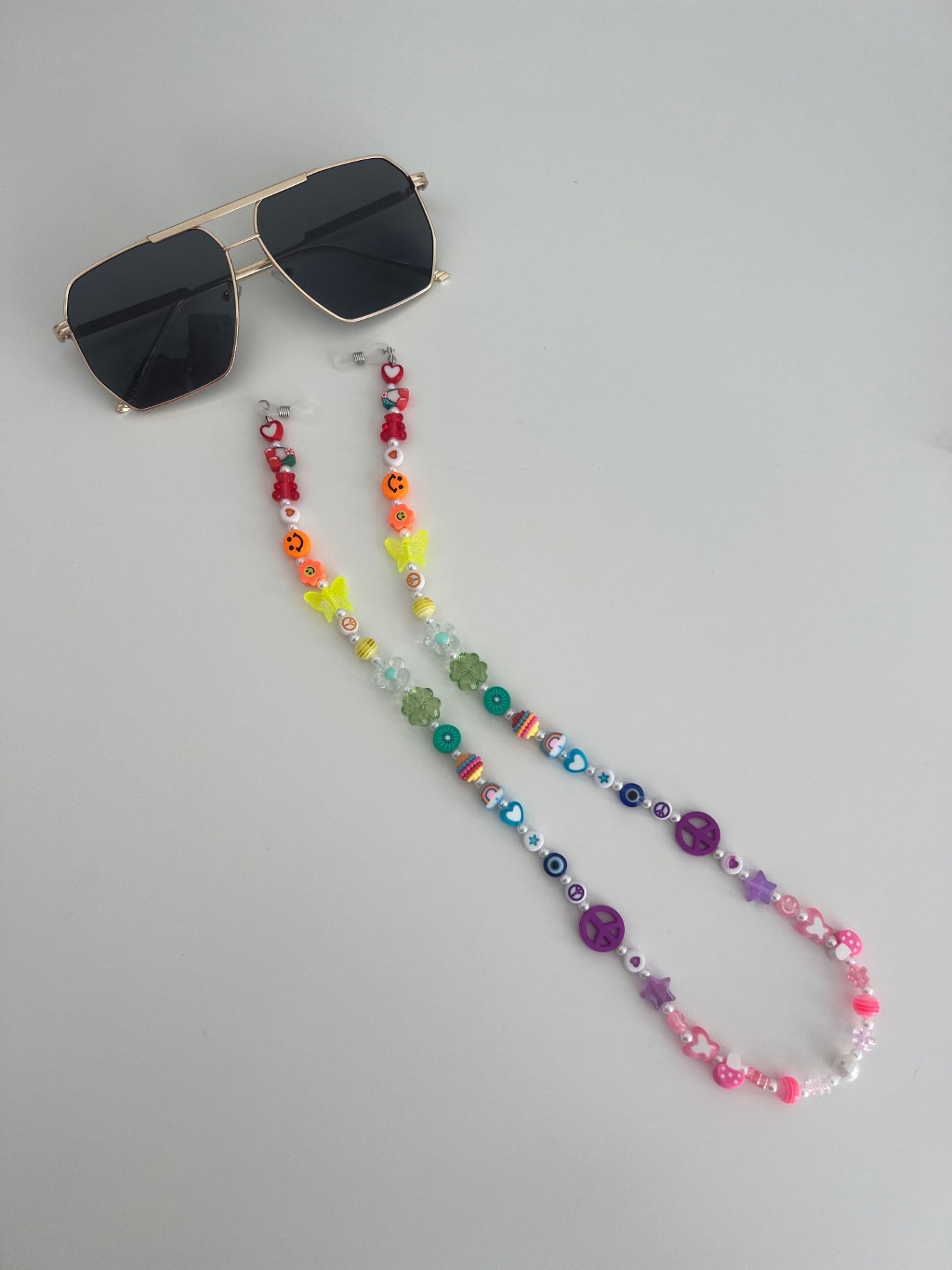 Tropical summer sunglasses strap