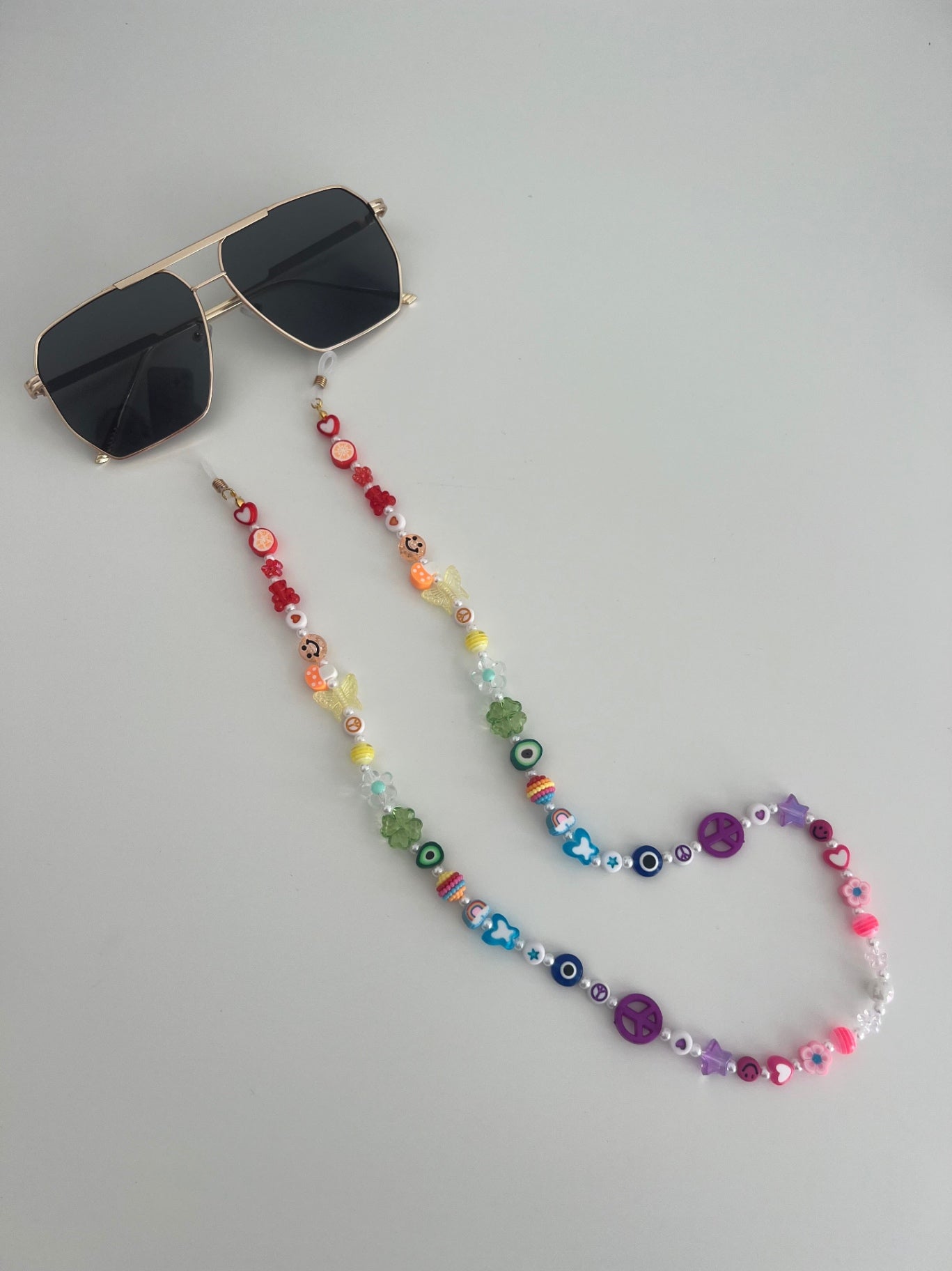Tropical summer sunglasses strap