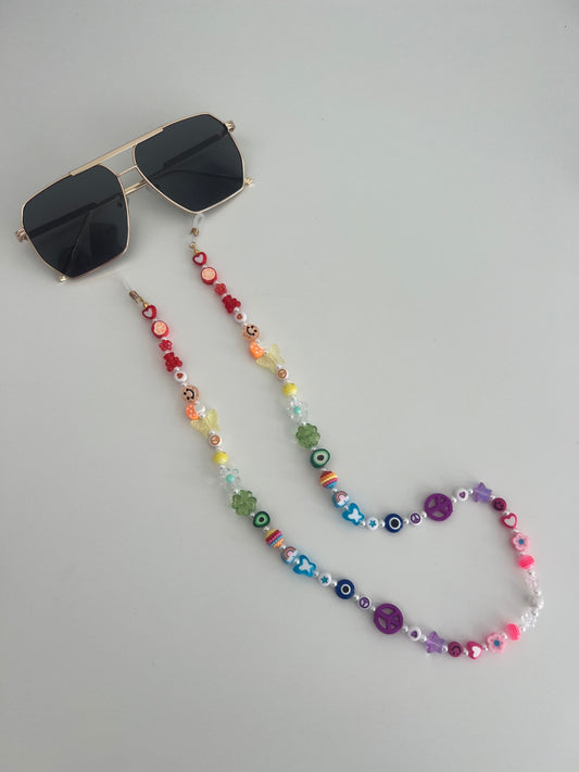 Tropical summer sunglasses strap