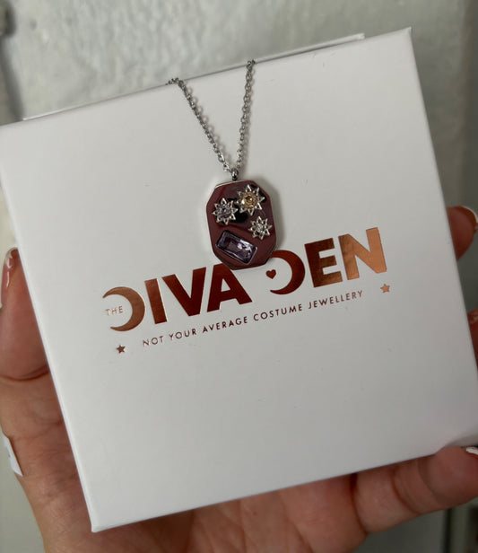 Crystal pendant necklace