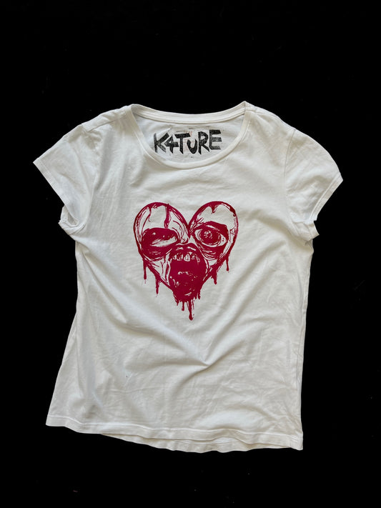 K4TURE bleeding heart t shirt 
