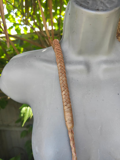 Chilean cross body bag - cream tassle