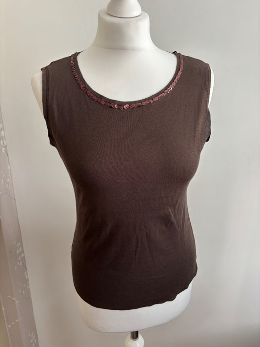 United colours of Benetton brown T shirt 