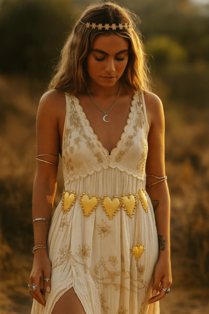 Golden Heart Alchemy Chain Belt