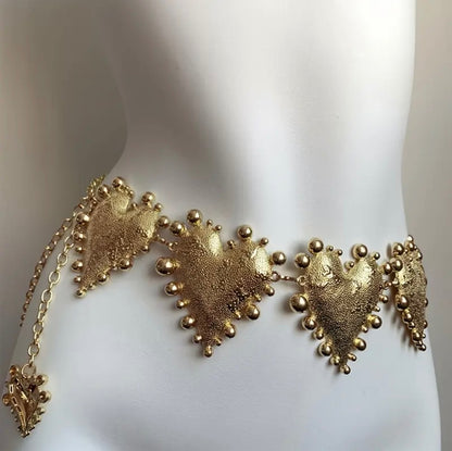 Golden Heart Alchemy Chain Belt