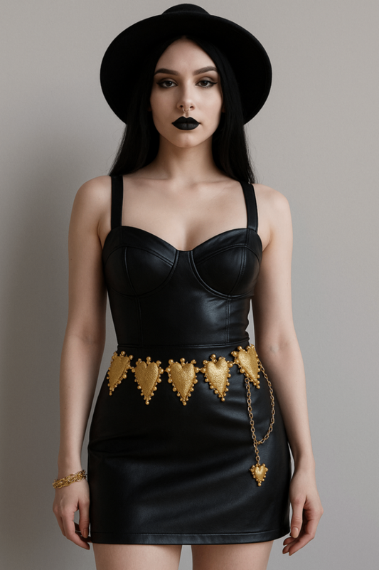 Golden Heart Alchemy Chain Belt