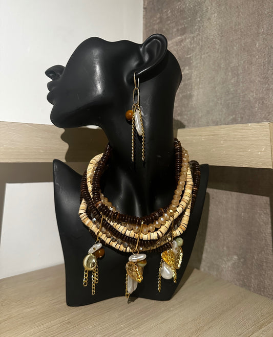 Statement set brown 