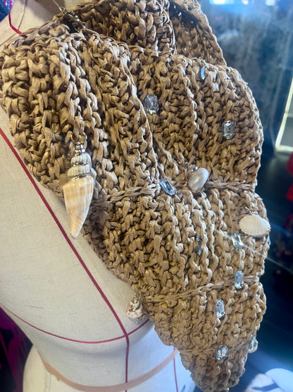 The Siren’s Treasure – Handwoven Shell Charm Bag