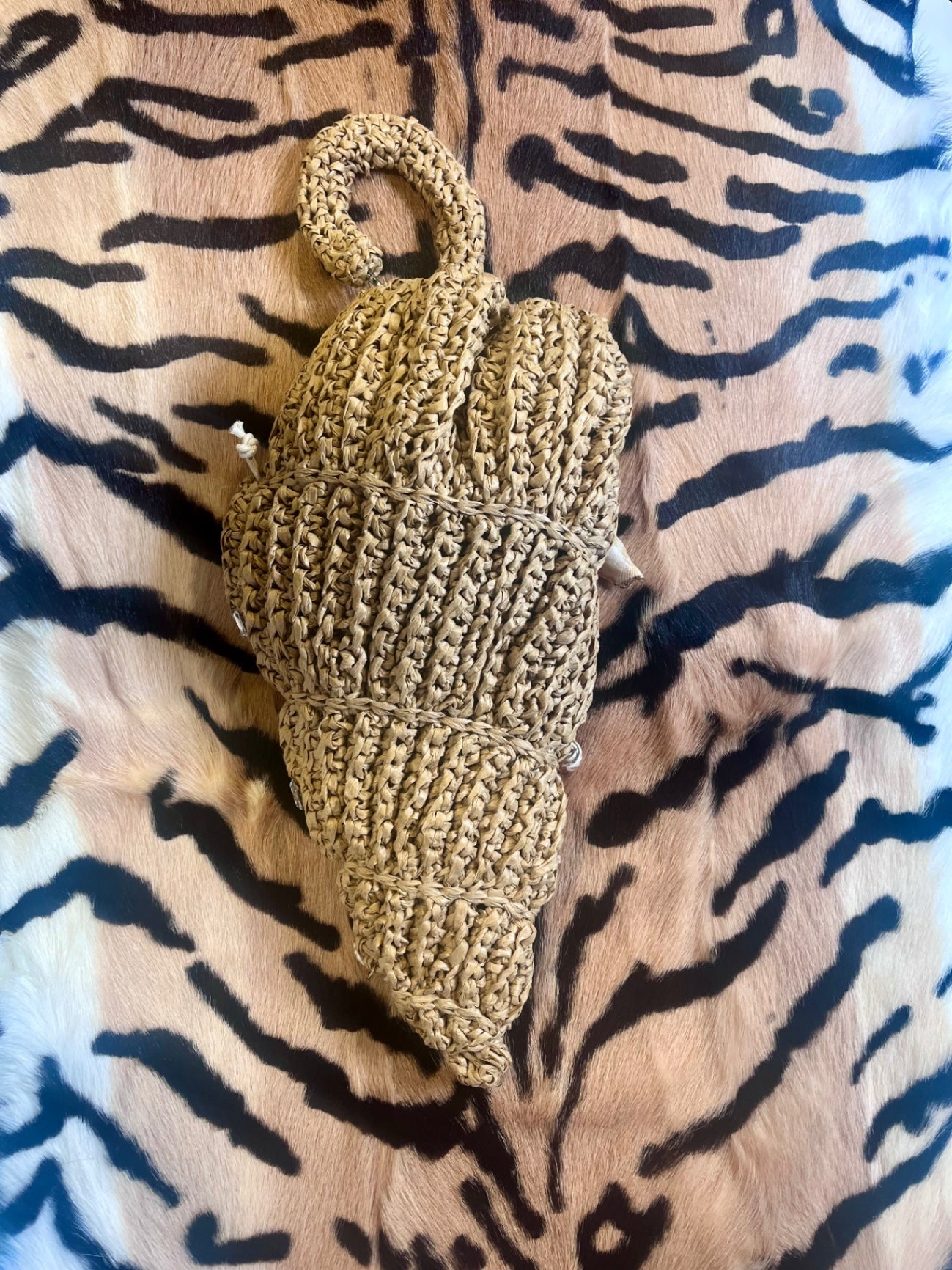 The Siren’s Treasure – Handwoven Shell Charm Bag