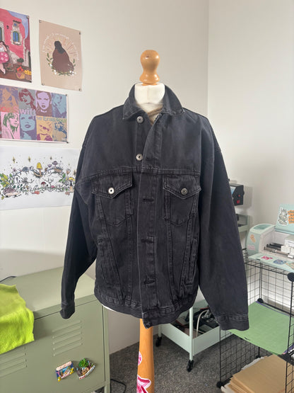 Scream Mask Up Cycled Cotton On Jacket