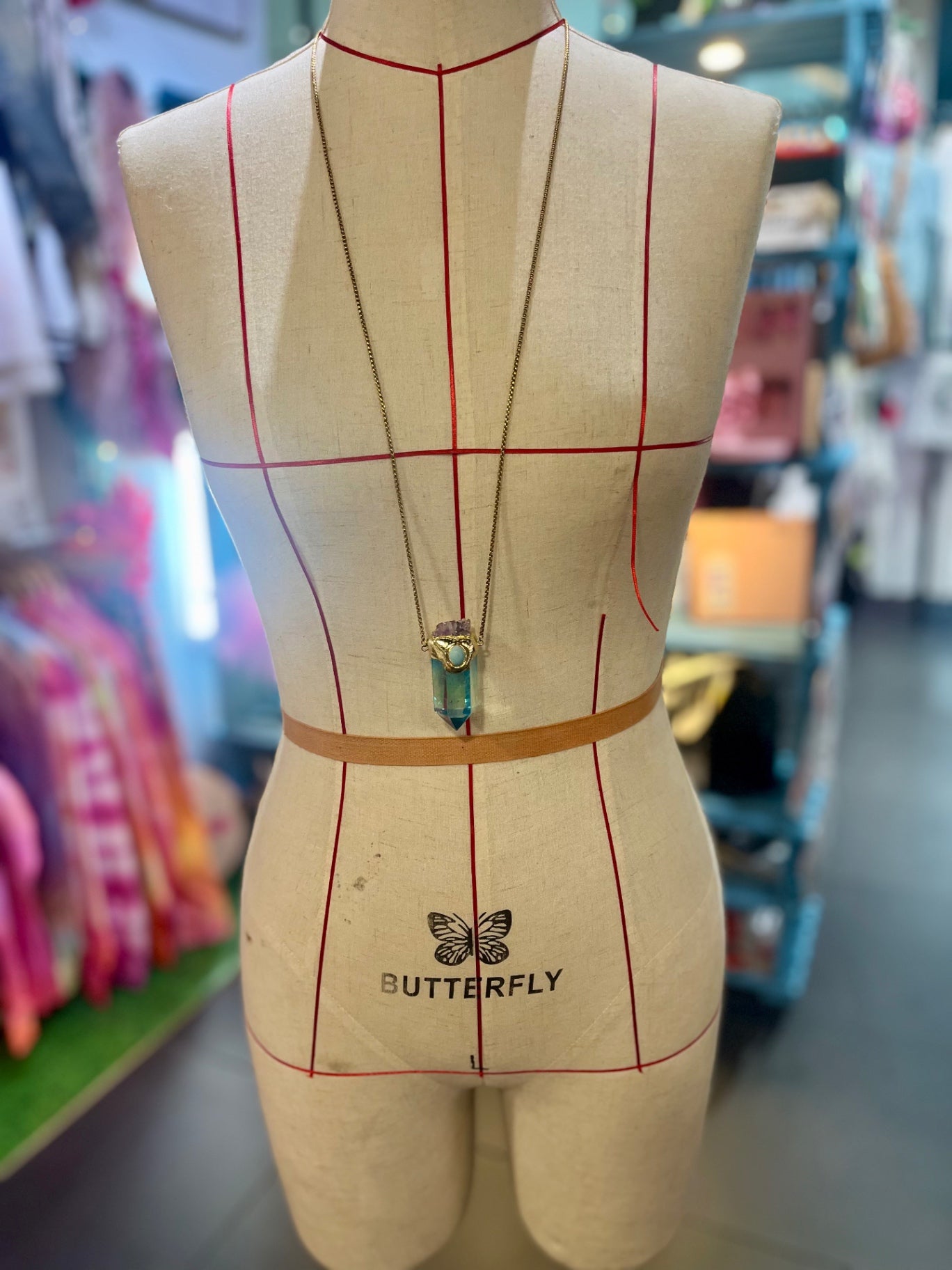 Celestial Vision Amulet – Bali Edition | Aura Quartz & Amethyst Necklace