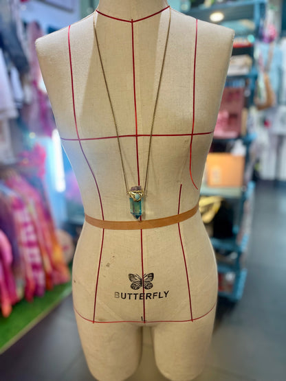 Celestial Vision Amulet – Bali Edition | Aura Quartz & Amethyst Necklace