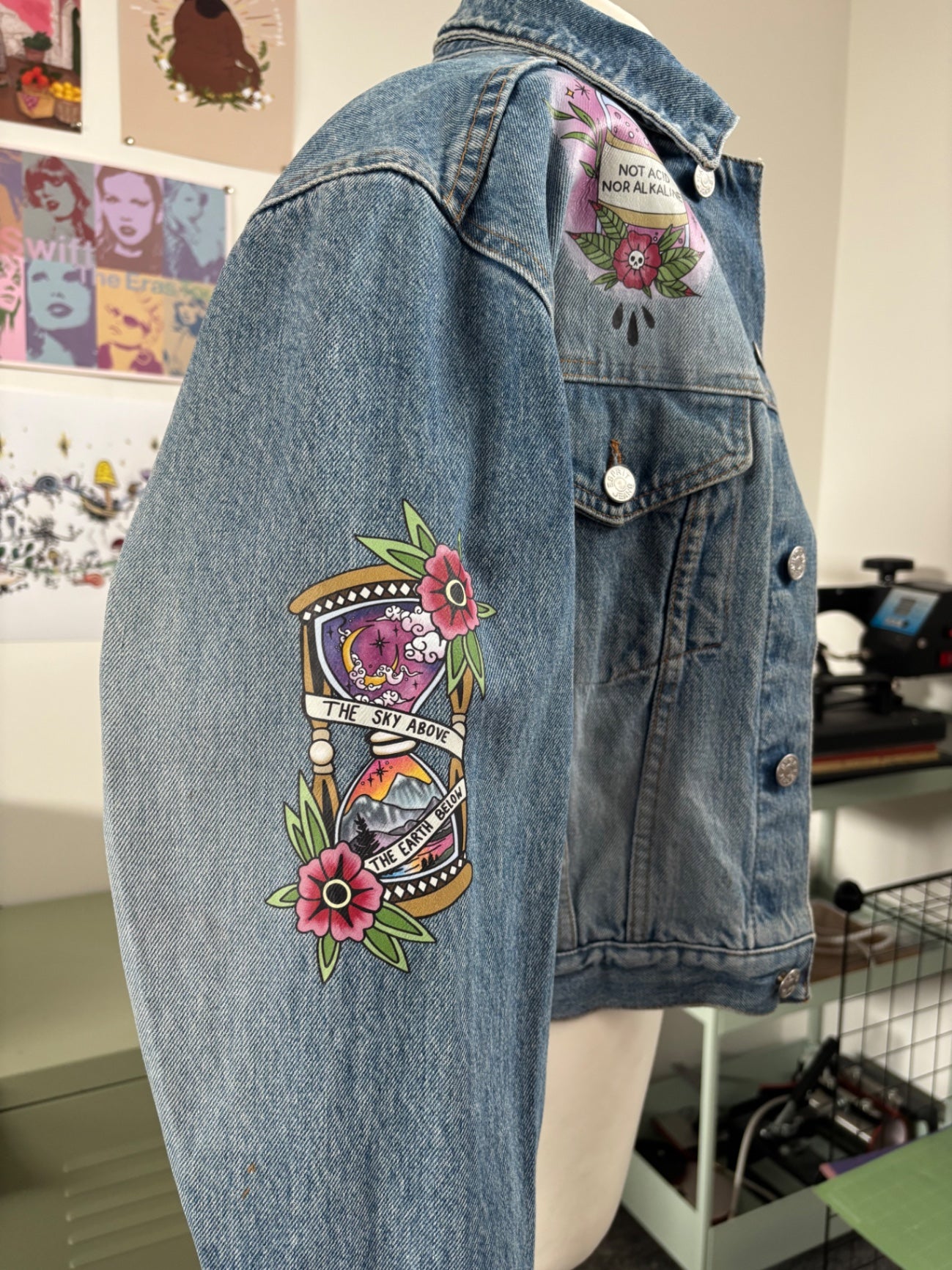 Sleep Token Up Cycled Patch Jacket 