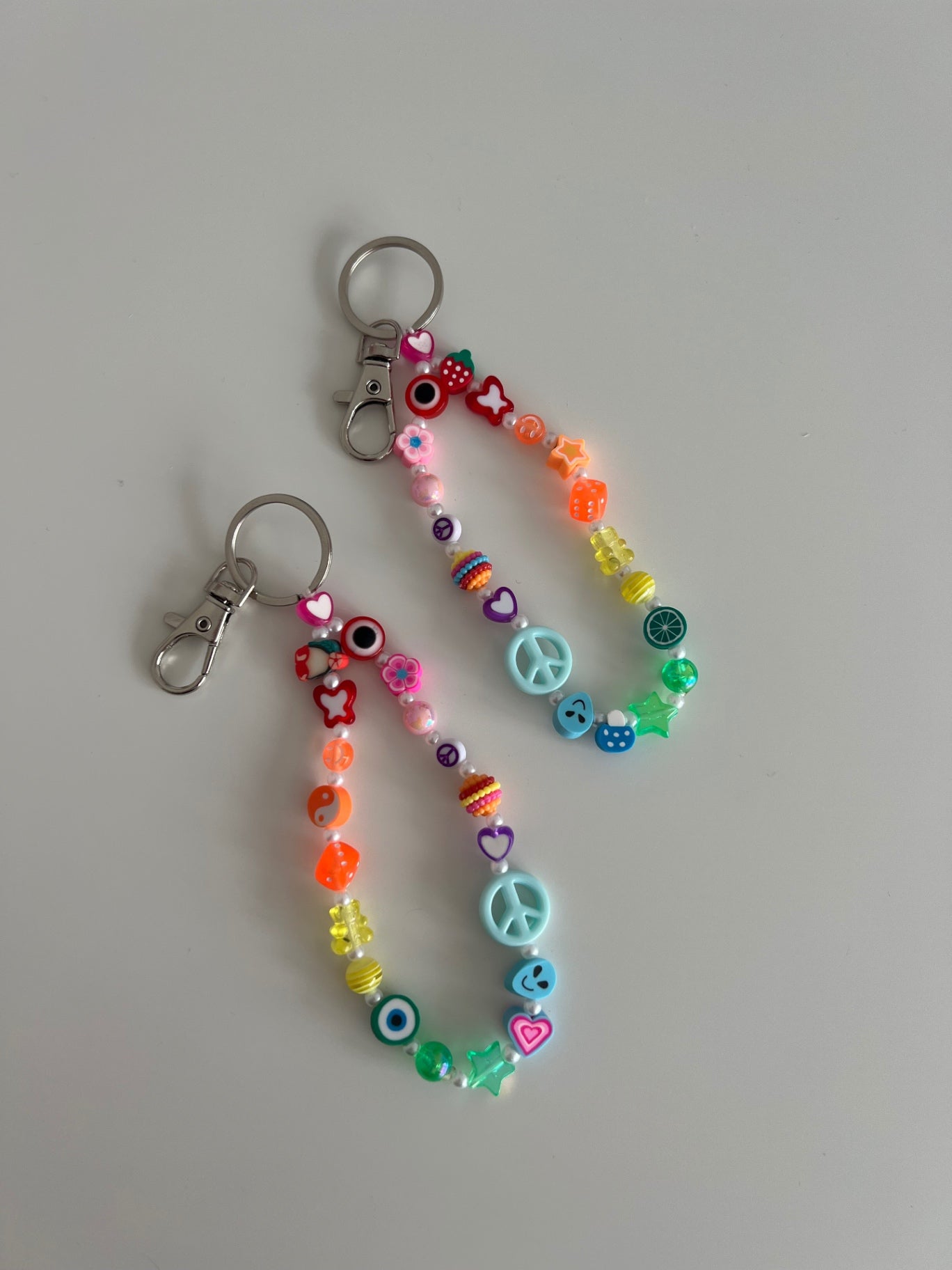 Tropical summer keyring 