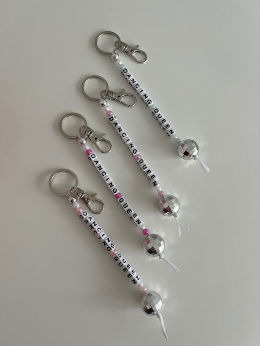Dancing queen keyring 