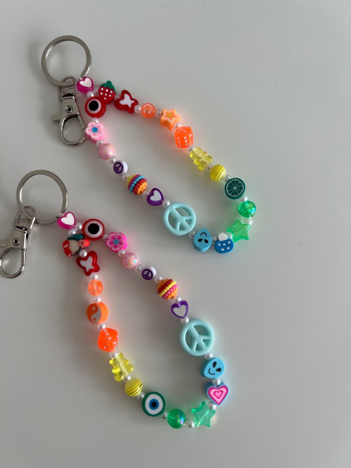Tropical summer keyring 