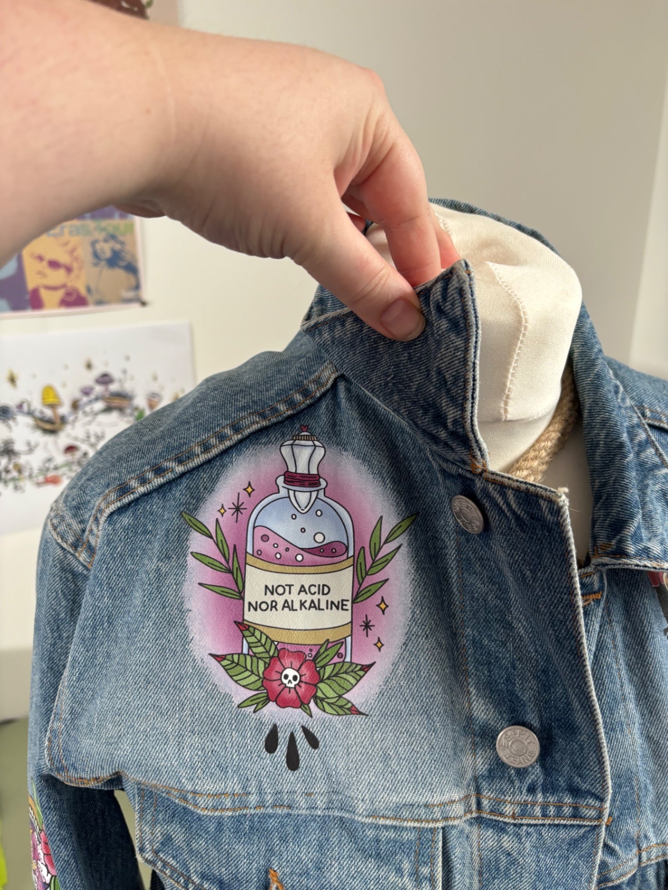 Sleep Token Up Cycled Patch Jacket 