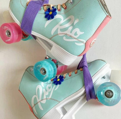 Bright Blue Daisy Flower Multipack Lace Accessories