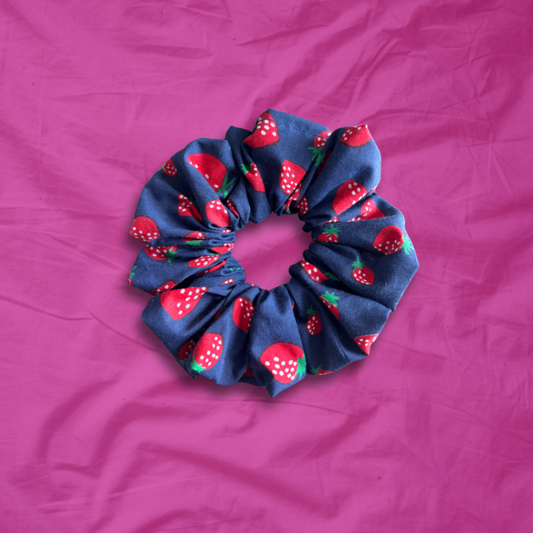 Medium Strawberry Scrunchie