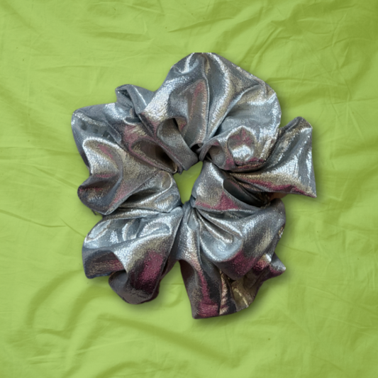XL Chrome Scrunchie