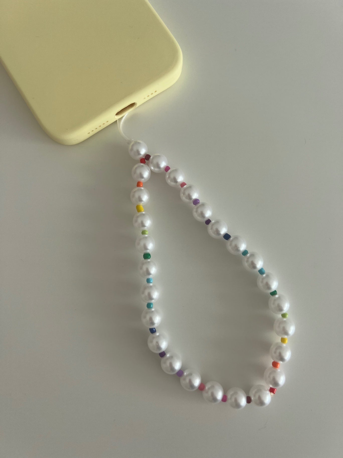Pearl sprinkle phone charm