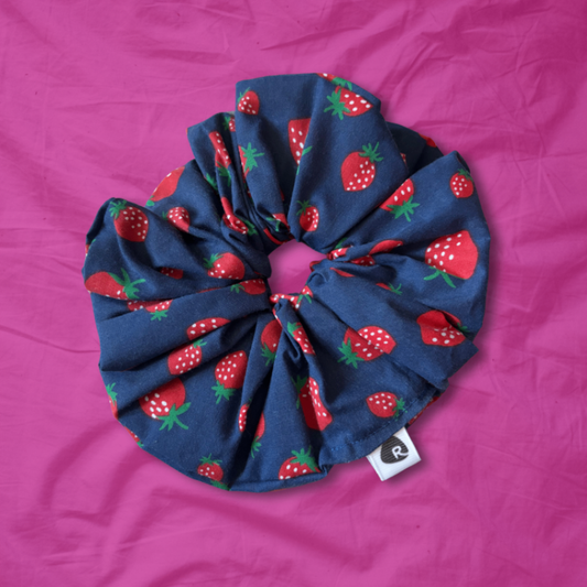XL Strawberry Scrunchie