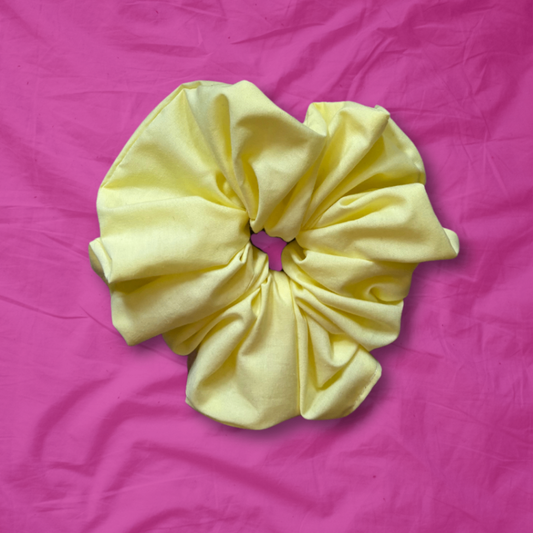 XL Lemon Meringue Scrunchie