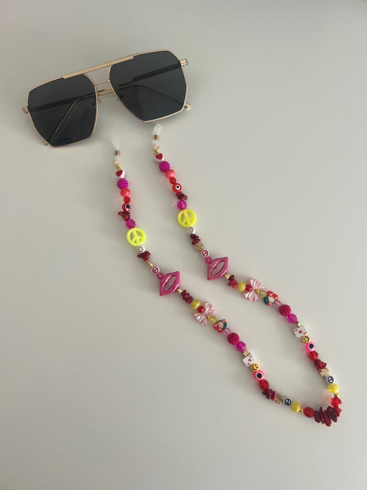 Twin flame sunglasses strap (gold) - original 