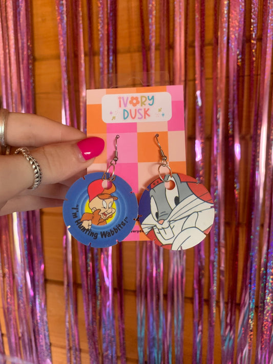 up cycled tacos earrings