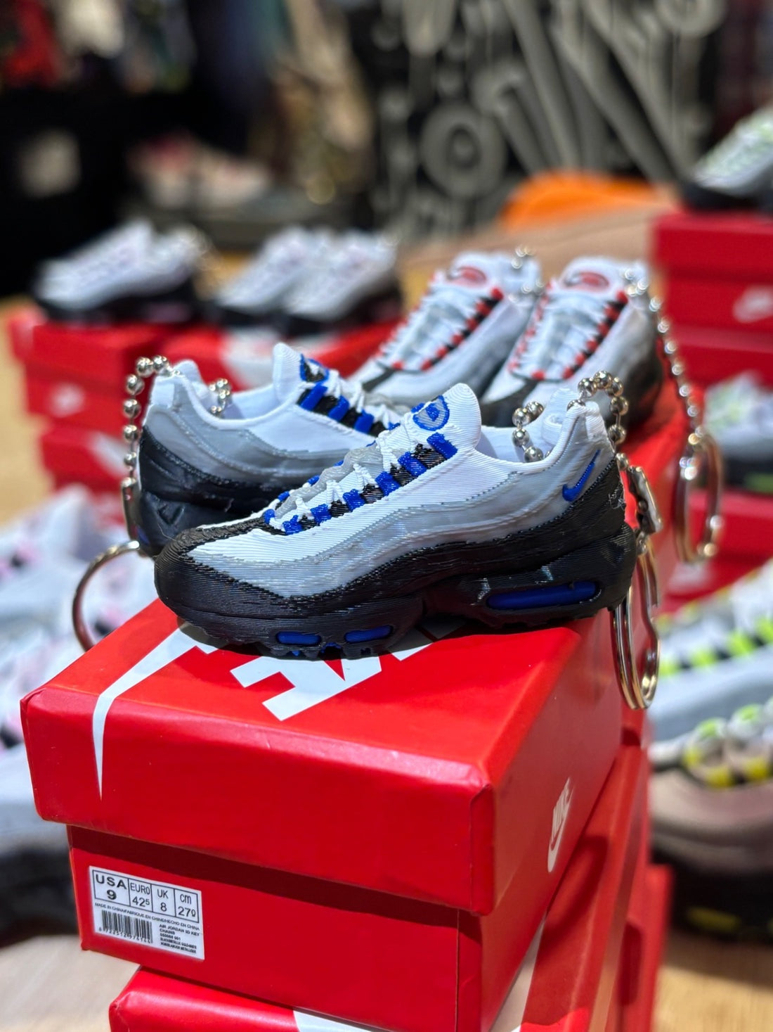 110 Keyring Blue Spark