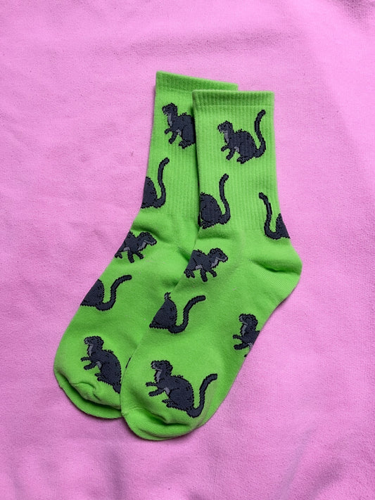 Green Rat Socks