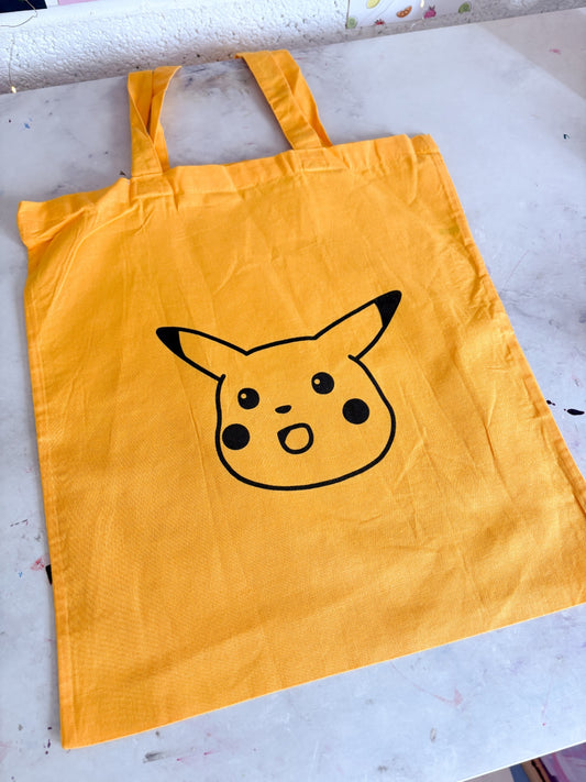 Pokemon Pikachu Yellow Tote Bag