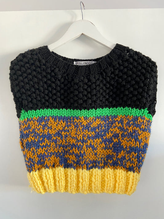 Multi Coloured Back Bobble Tank