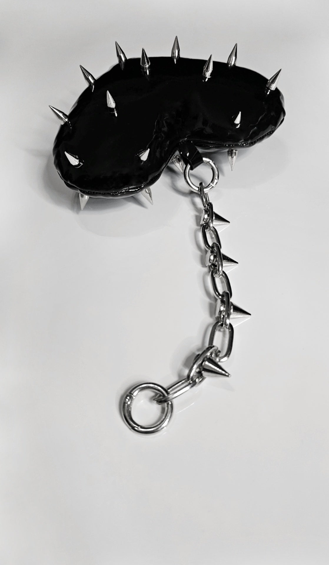 MINI SPIKED HEART CHARM 