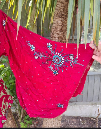 Wanderlust recycled sari Stevie top