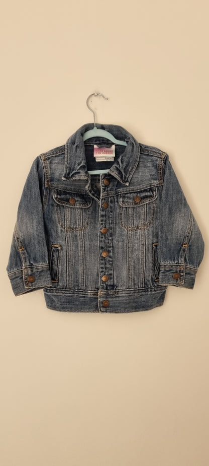 Cowgirl with Red Doily Trim Kids Jacket 