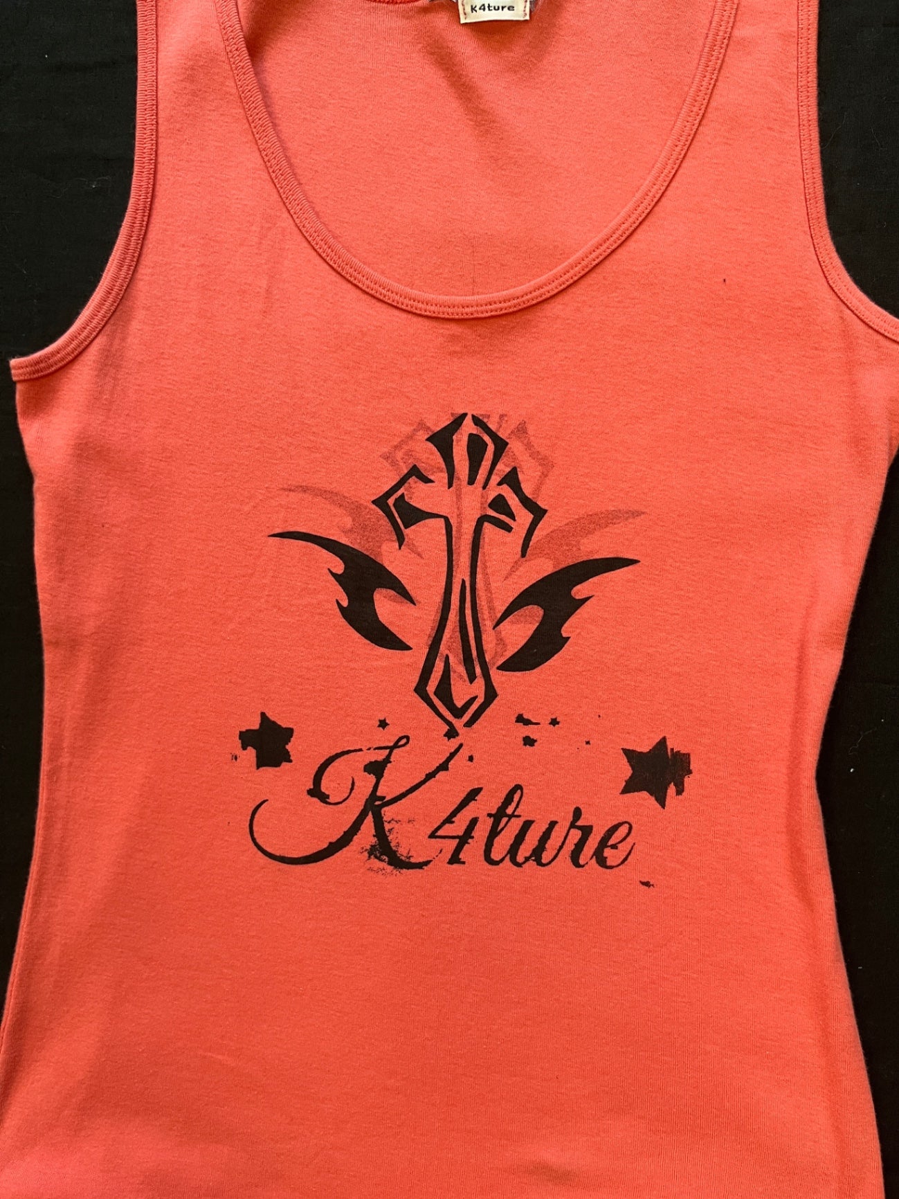 K4TURE gothic cross tank top