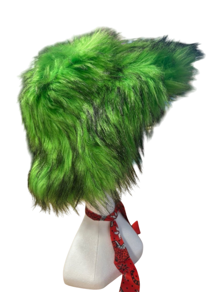 Faux Fur Green Hat