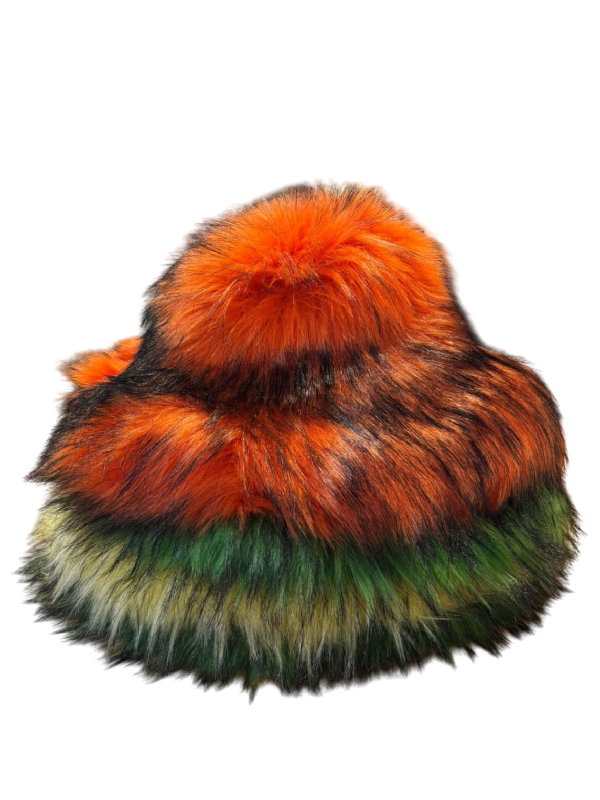 Faux Fur Orange Hat