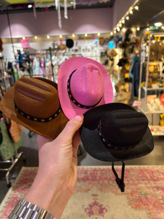 Pet Cowboy Hat - Brown