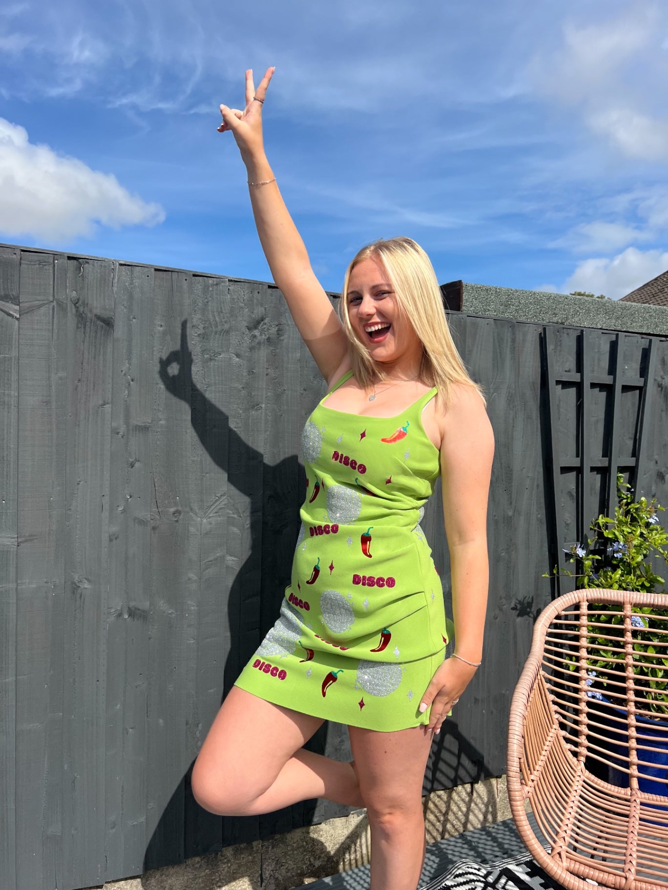 Disco Green dress 